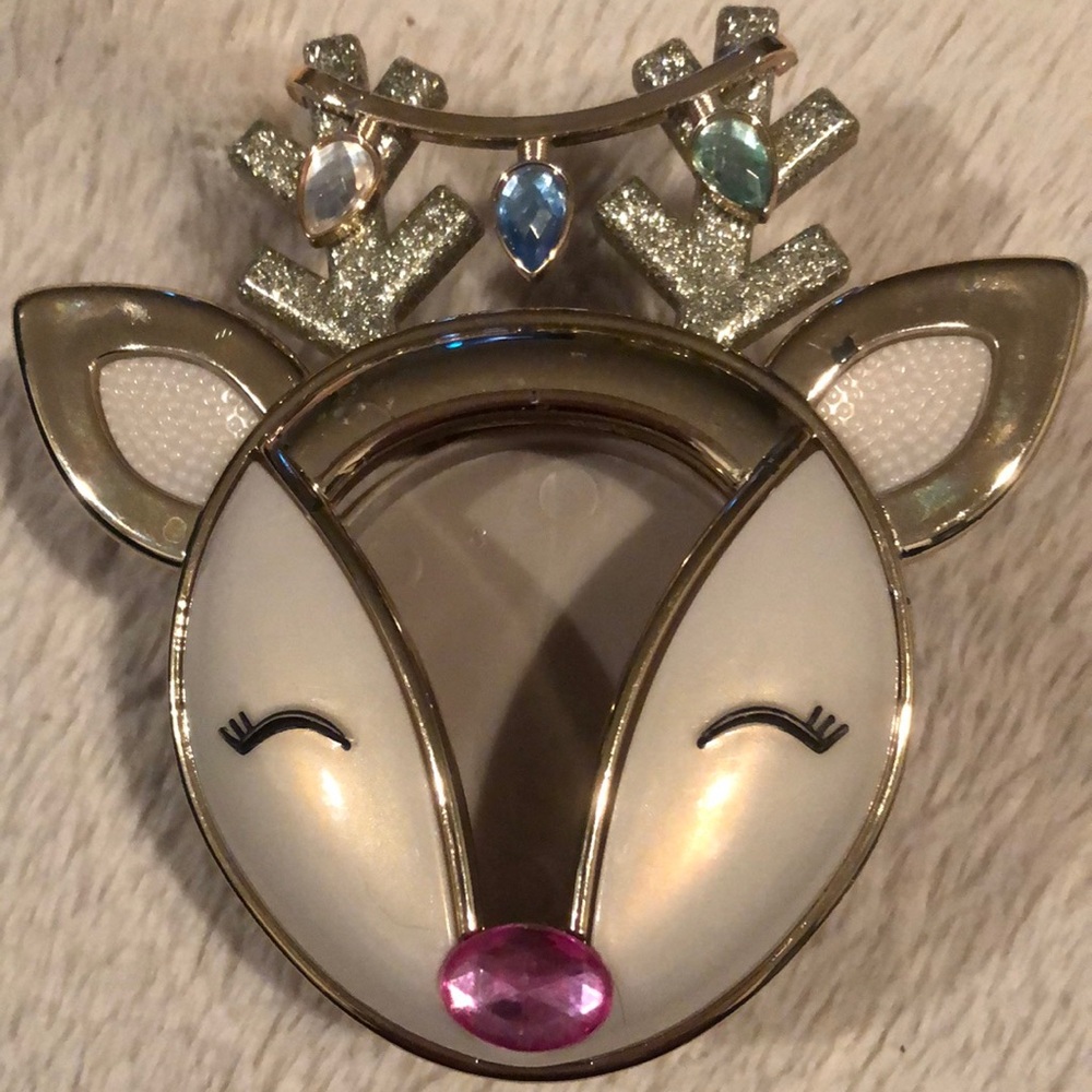 Bath & Body Works Car Fragrance Scentportable Visor Clip Reindeer